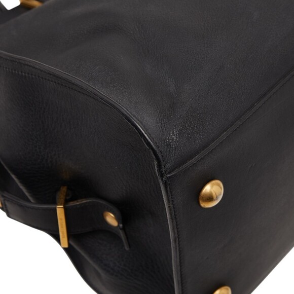 Saint Laurent Y-Line Cabas Classic Handbag 311208 Black Leather Women's SAINT... - Picture 4 of 13